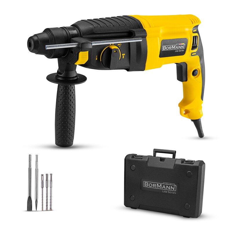 CIOCAN ROTATIV, BORMANN, SDS-Plus, 800W, 3J, 1100rpm, ACCESORII IN
