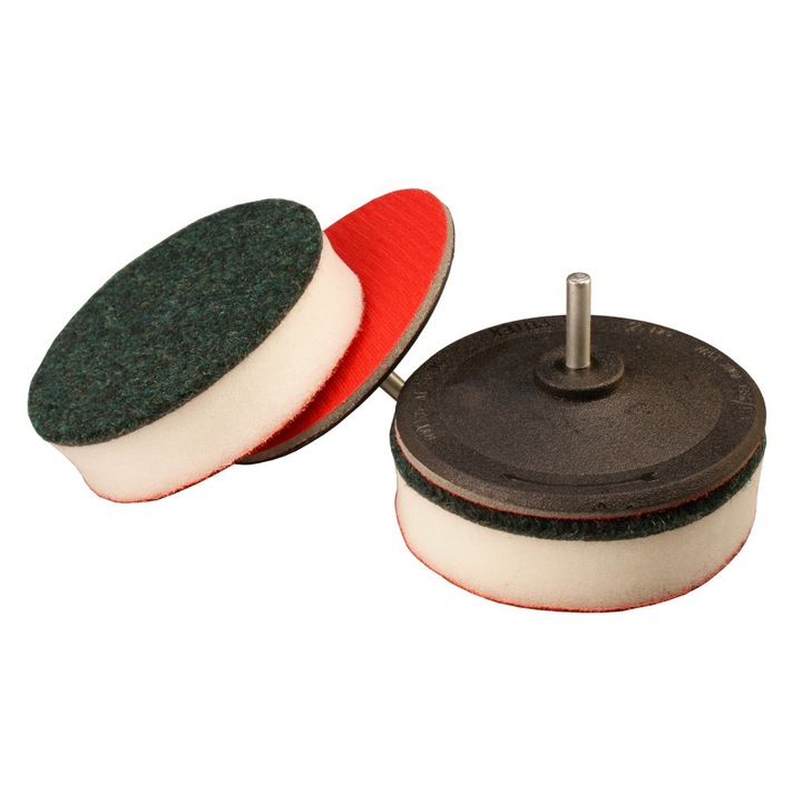 Rola slefuire, UN, 125mm, Rosu/Negru