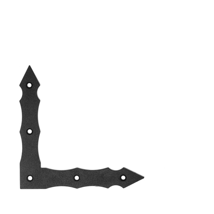 Vinclu de imbinare decorativ, UN, Metal, Negru