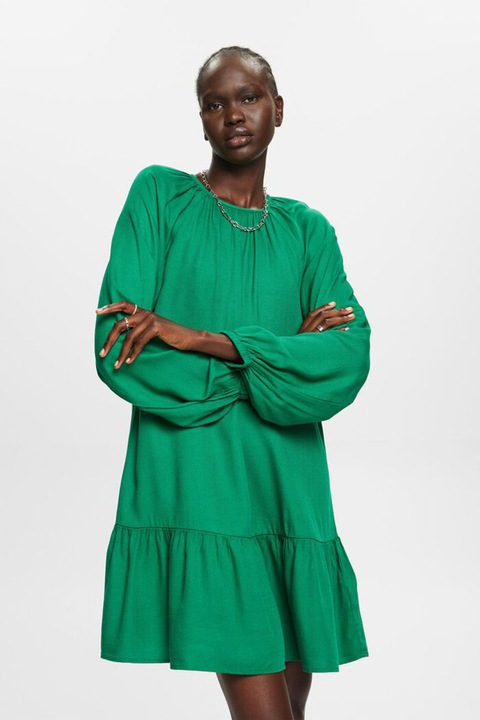 Esprit, Разкроена къса рокля, Зелен