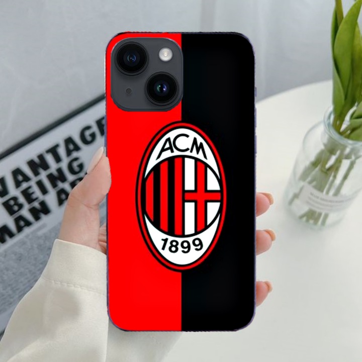 Husa pentru Samsung Galaxy A70 din Silicon model AC Milan - 7