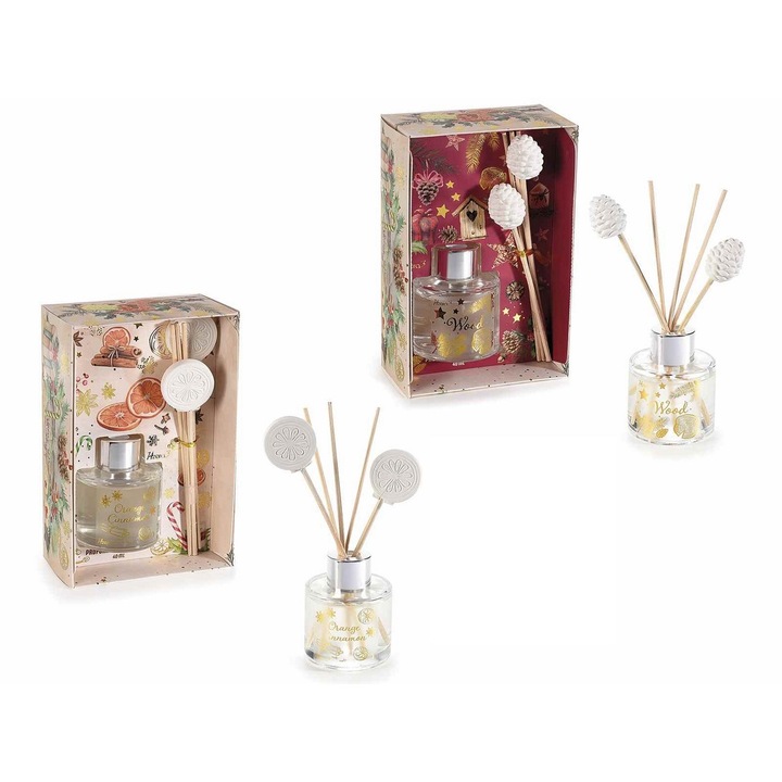 4 db karácsonyi hangulat pálcás illatósító készlet 10x5,5x15 cm