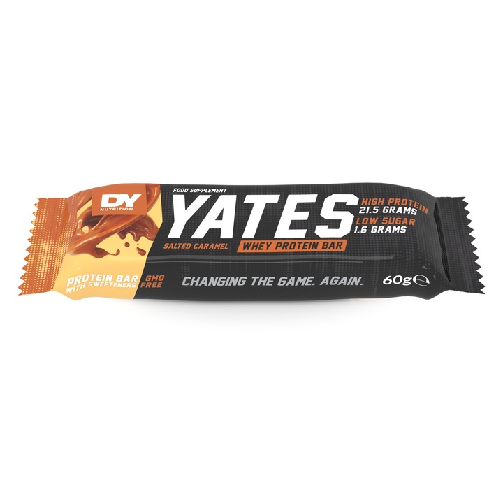 Baton Proteic - Yates Bar, Dorian Yates Nutrition, Caramel Sarat