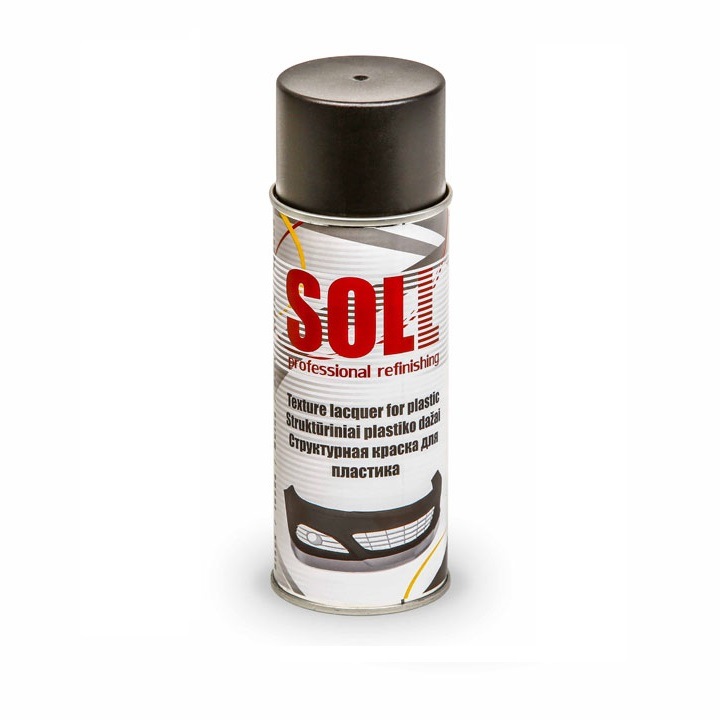 Spray Negru Texturat Pentru Plastic 400 Ml