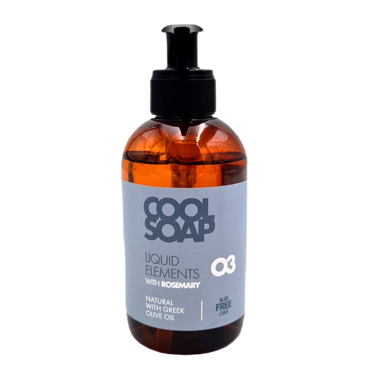 Гръцки течен сапун, зехтин с розмарин