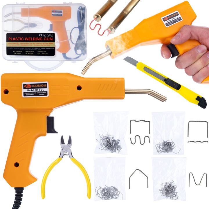 Capsator de sudura din plastic + 200 de capse