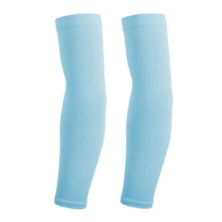 2 db uniszex sport ujjú készlet UV védelemmel DAVIDAMI CONCEPT® univerzális méret, kék