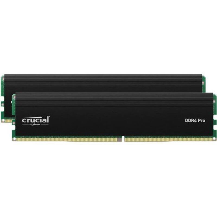 Crucial DIMM 32 GB DDR4-3200 2x 16 GB оперативна RAM памет, черен, CP2K16G4DFRA32A, PRO, INTEL XMP
