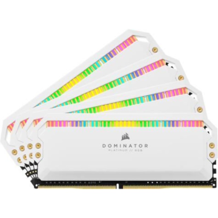 64GB 3200MHz DDR4 RAM Corsair Dominator Platinum RGB White CL16 (4x16GB) (CMT64GX4M4E3200C16W) (CMT64GX4M4E3200C16W)