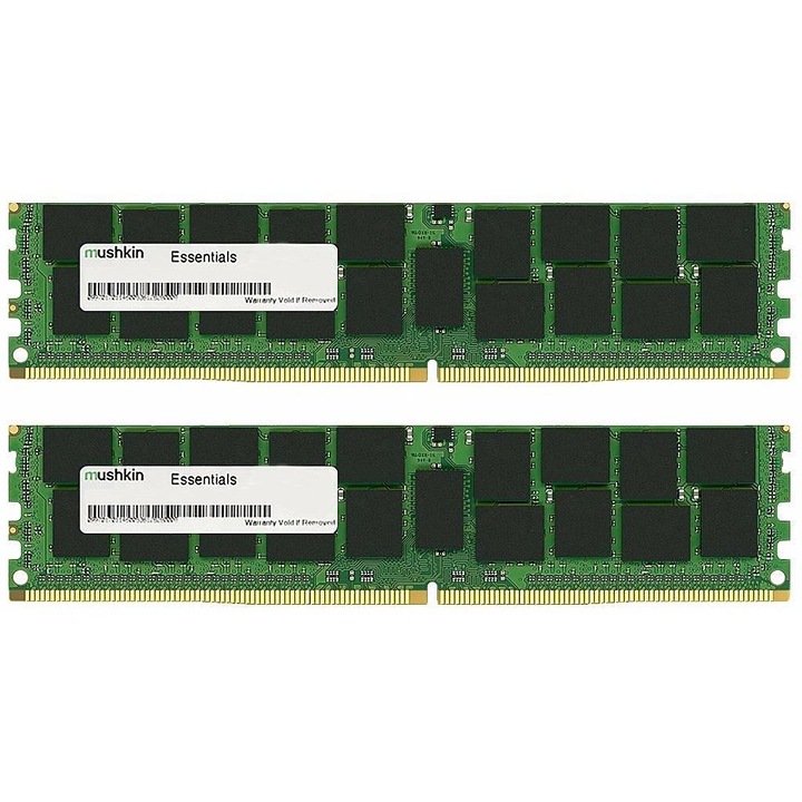 Set 2 x Memorie RAM, Mushkin, DDR4, 2133 MHz, 2 x 16 GB
