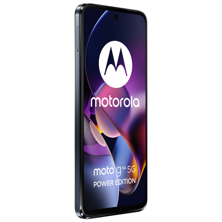 Motorola MOTO G54 5G mobiltelefon Power Edition 12+256GB DS eSIM, sötétkék + Motorola TurboPower 20W+ kábel