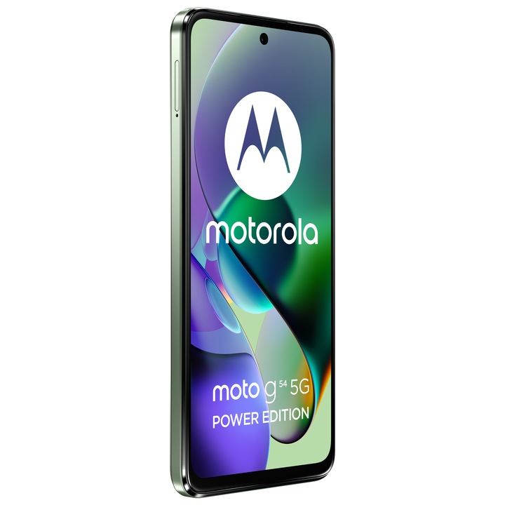 Motorola MOTO G54 5G mobiltelefon Power Edition 12+256GB DS eSIM, mentazöld + Motorola TurboPower 20W+ kábel