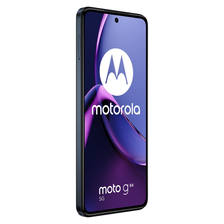 Motorola MOTO G84 mobiltelefon 12+256 DS, fekete + Motorola BUDS 085