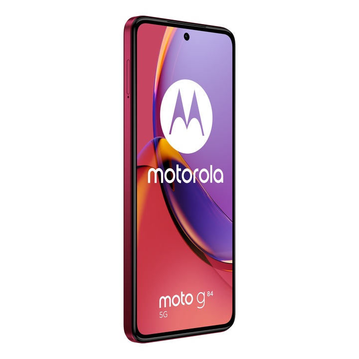 Motorola MOTO G84 mobiltelefon 12+256 DS, Viva Magenta + Motorola BUDS 085