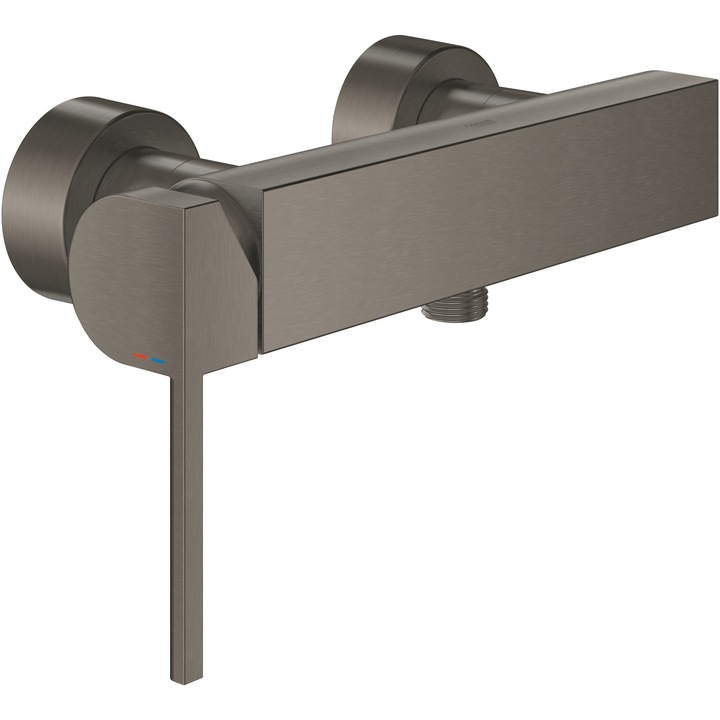 Baterie dus Grohe Plus 33577AL3, 1/2'', monocomanda, cartus ceramic, protectie reflux, mat, grafit