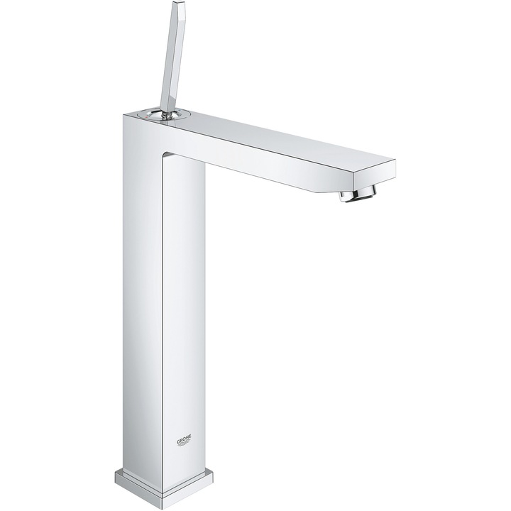 Смесител за умивалник Grohe Eurocube Joy 23661000, 3/8'', Размер XL, Едноръкохватков, Керамичен патрон, Без изпускателен комплект, Хром