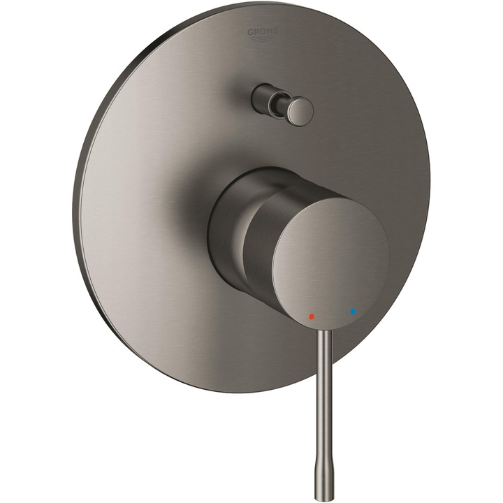 Grohe Essence 19285AL1 zuhanyvezérlő egység, kapcsoló, 2 kimenet, szelep szükséges, matt, grafit