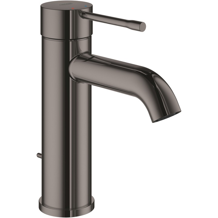 Baterie lavoar Grohe Essence 23589A01 3/8'', marimea S, ventil cu tija, lucios, grafit