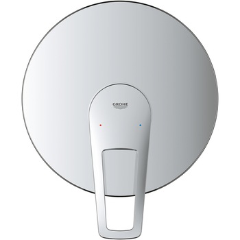 Baterie dus Grohe Bauloop 29080001, 1/2'', incastrata, 2 intrari, 1 iesire, cartus ceramic, crom