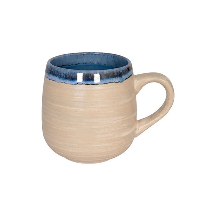 Set 4 cani Nature, Blue Sand, Ceramica, 368 ml, Bej