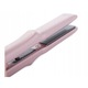 Керамична плоча за изправяне на коса, UBX, регулиране на температурата от 140 до 220 градуса, включени аксесоари, 27x3 см, розова
