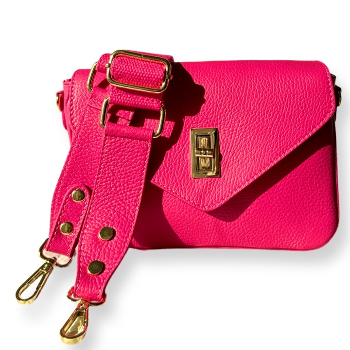 Чанта през рамо Moranti Magica, естествена кожа - 66975