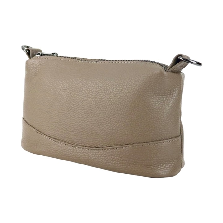 Moranti Oasi messenger táska, természetes bőr, bézs