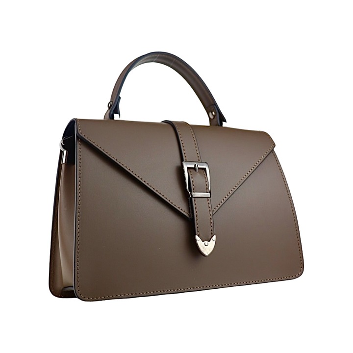 Moranti futártáska, természetes bőr, barna