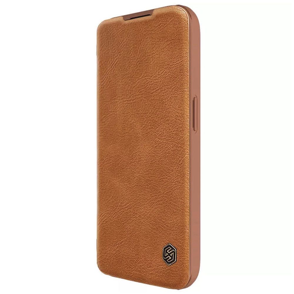 Флип калъф, За Apple iPhone 15 Pro, Капаче за камерата, Държач за карти ...