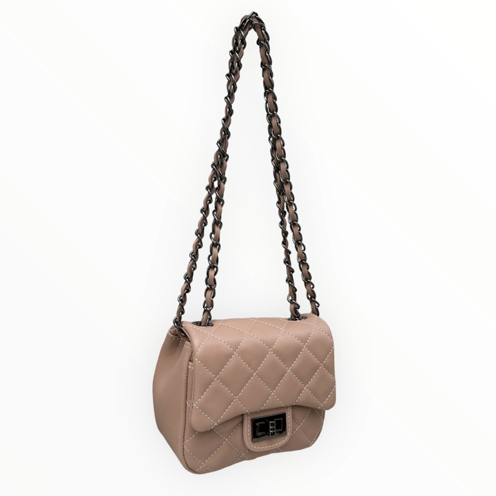 Moranti válltáska, természetes bőr, rózsaszín