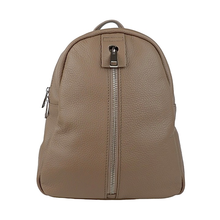 Дамска раница, Moranti, Естествена кожа, Cappuccino