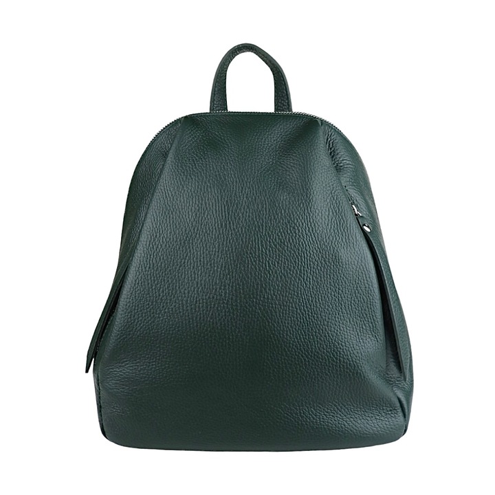 Дамска раница Moranti Естествена кожа Зелена