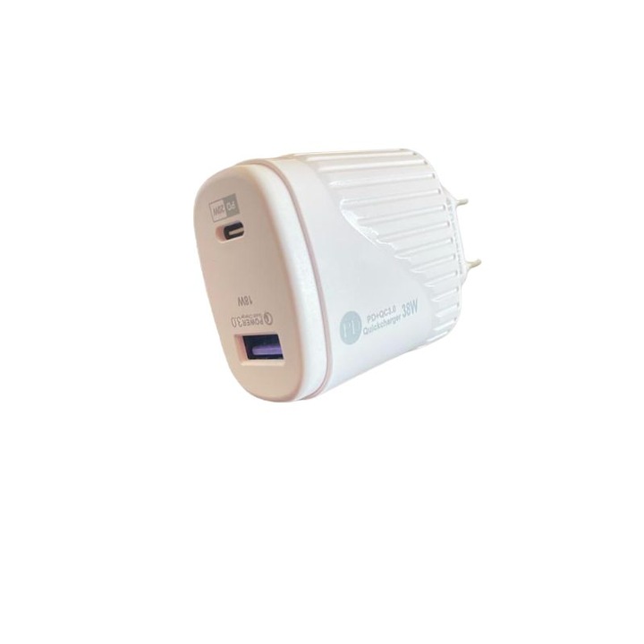 Charger Network Fast Charge, PD, 38W, fehér