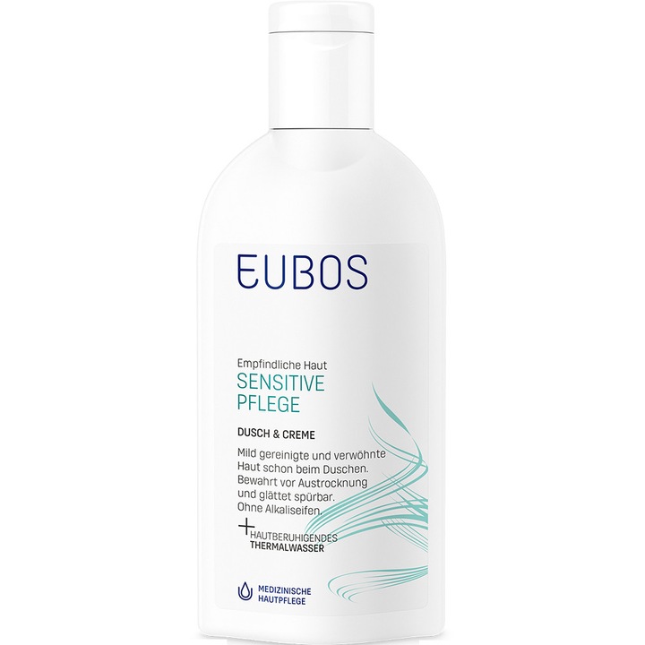 Gel de dus crema, Eubos, Sensitive Care, 200 ml