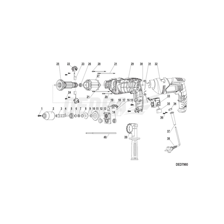 Статор, Дедра, Многоцветен