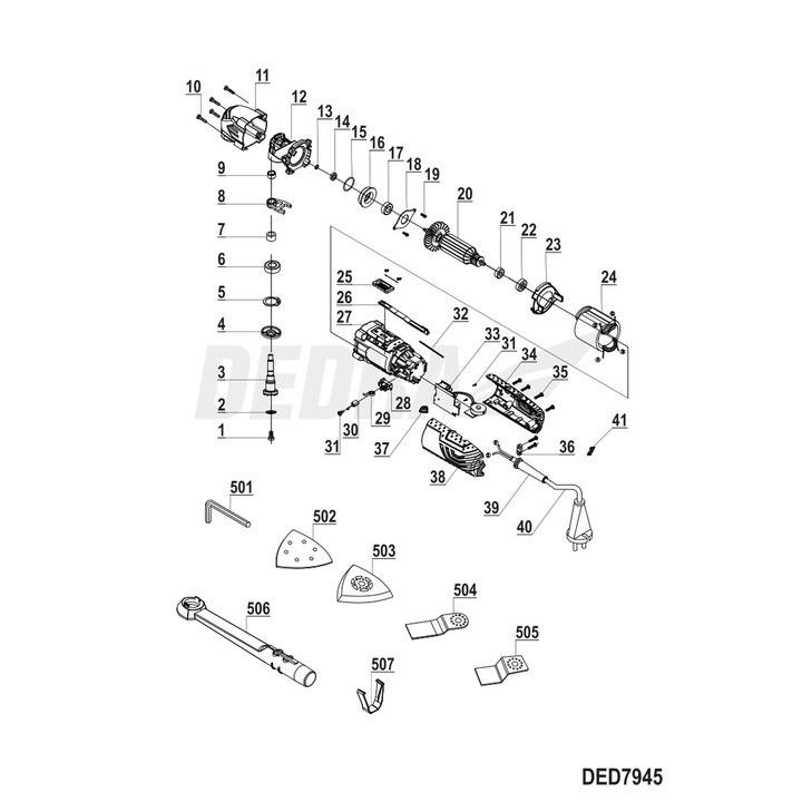 Статор, Дедра, Многоцветен