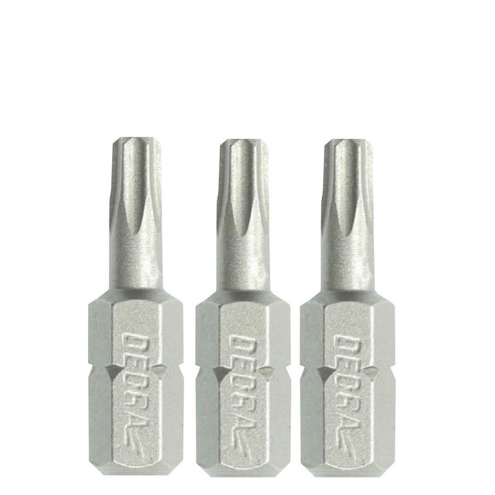 Комплект от 3 накрайника за отвертка Torx T27X25 мм