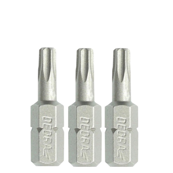 Комплект от 3 накрайника за отвертка Torx T30X25 мм