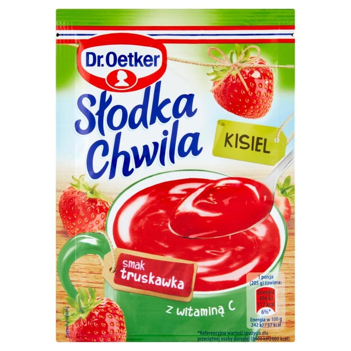 Jeleu cu gust de capsuni, Dr. Oetker, Slodka Chwila Smak, 30 g