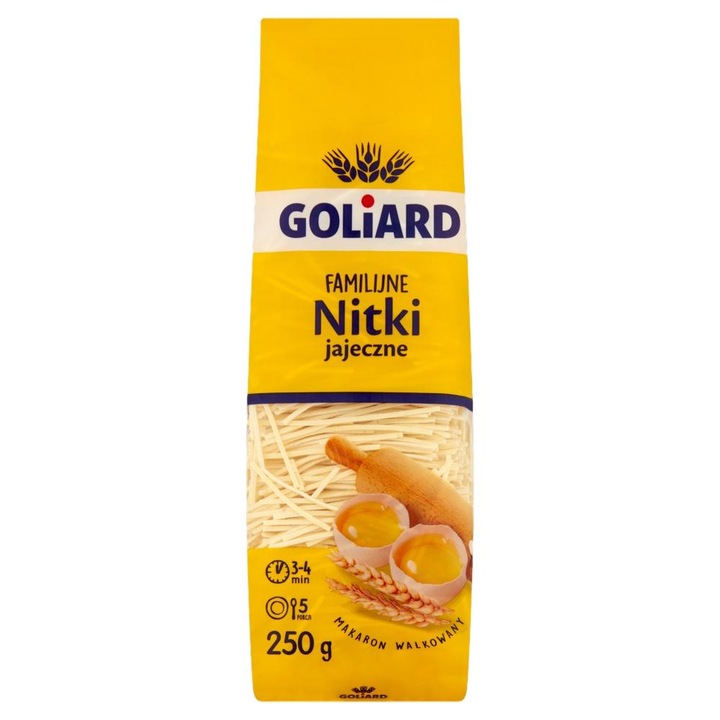 Tészta, Goliard, Tojással, 250g