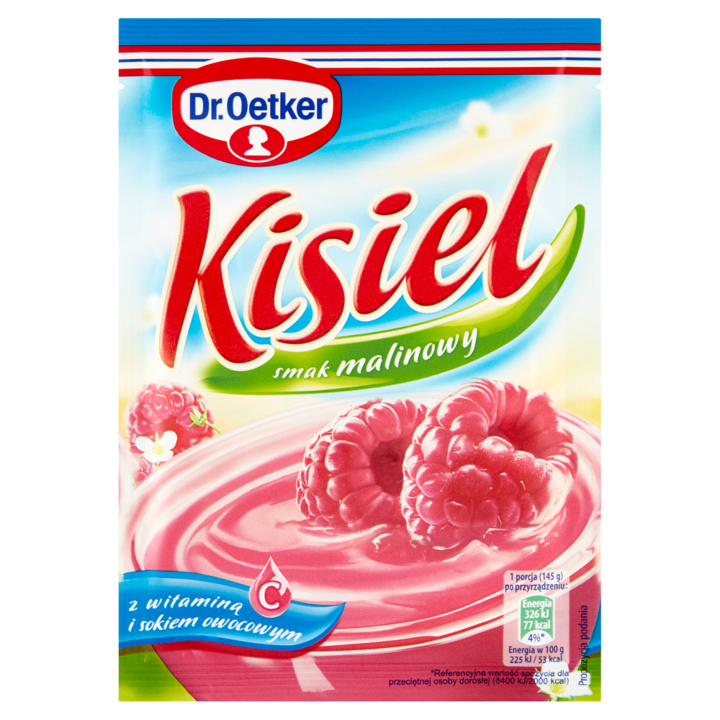 Gelatina zmeura Dr. Oetker, 38g