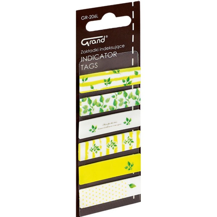 Set 20 note index, Grand, 45 x 12 mm, Multicolor