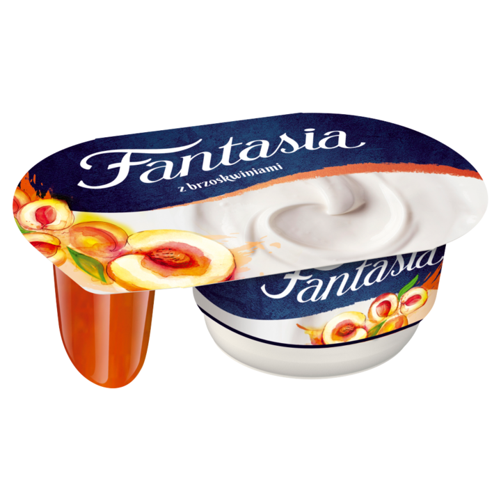Iaurt cu piersici, Fantasia, 118g