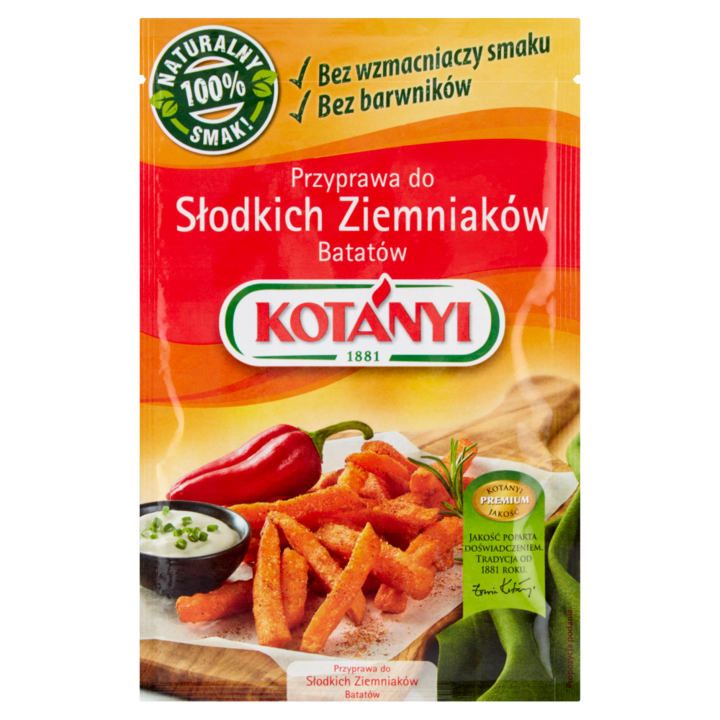 Condimente pentru cartofi dulci, Kotanyi, 20g