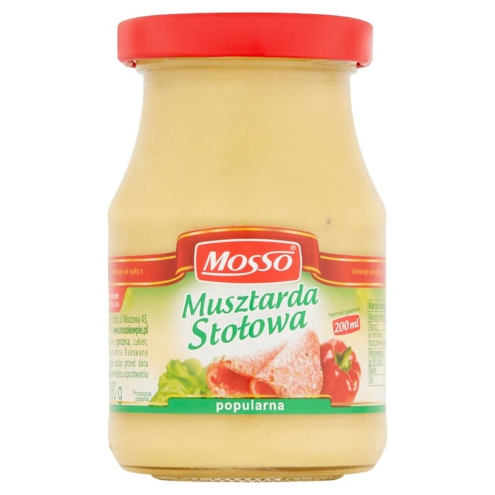Mustar de masa Mosso, 180 g