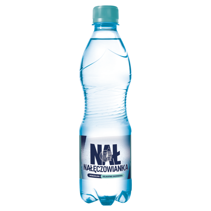 Apa minerala naturala carbogazoasa, Naleczowianka, Transparent, 0.5l
