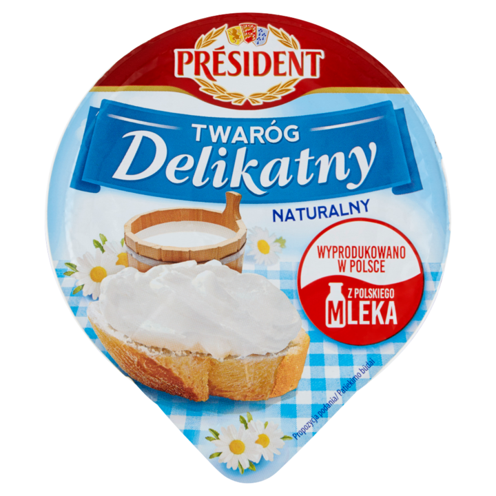 Branza de vaci, President, Multicolor, 150g