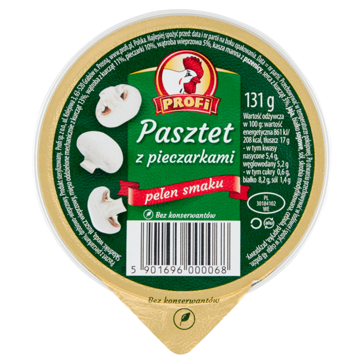 Pate Profi Cu Ciuperci 131 G