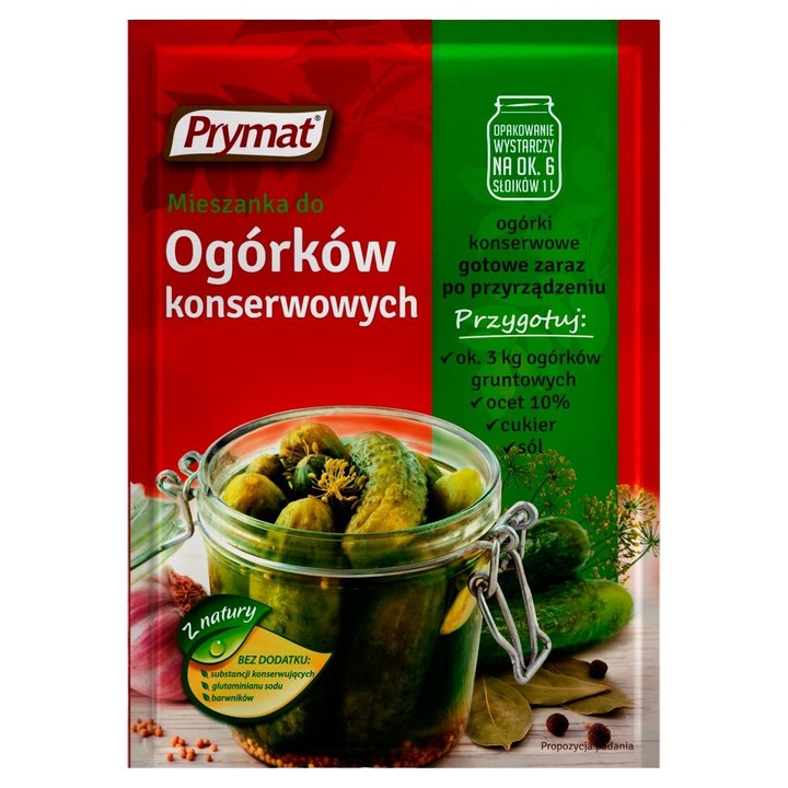 Mix condimente, Prymat, Pentru castraveti murati, 40g