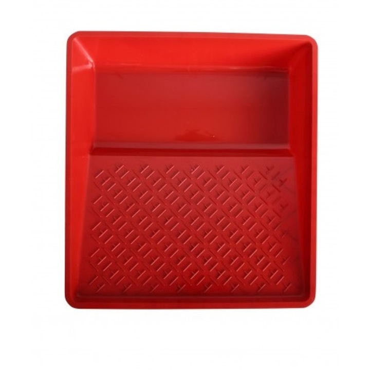 Tava trafalet, Proline, Plastic, 280x150 mm, Pentru rola de 120mm, Rosu